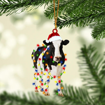 Cow Custom Shaped Ornament, Gift for Farmers, Cow Lovers, Chicken Lovers, hallmark christmas ornaments