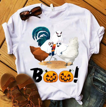Chicken In Halloween T-shirt