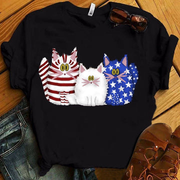 Cat charming T-Shirt S M L XL 2XL 3XL 4XL 5XL