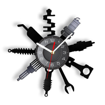 Mechanic Repair tools -  Acrylic Wall Clock