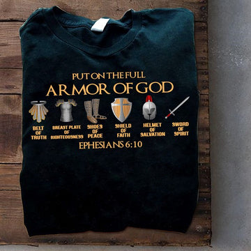 Put On The Full Armor Of God - Standard T-shirt