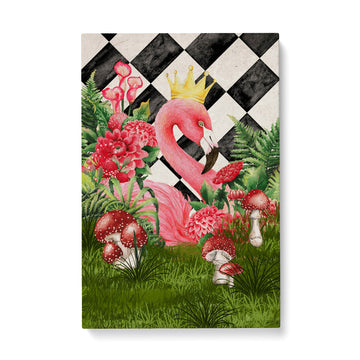 Flamingo Chess Board Queen Matte Canvas (1.25