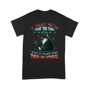 Cat It Doesn't Matter What You Think Of Me Standard T-Shirt