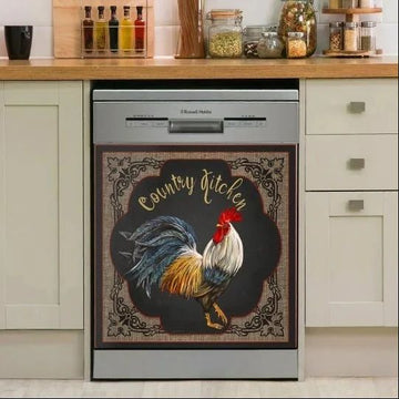 Chicken Vintage Country Kitchen - Dish Washer Cover