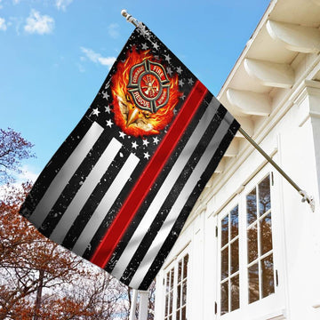 Firefighter. The Thin Red Line Flag THB2092F - House Flag
