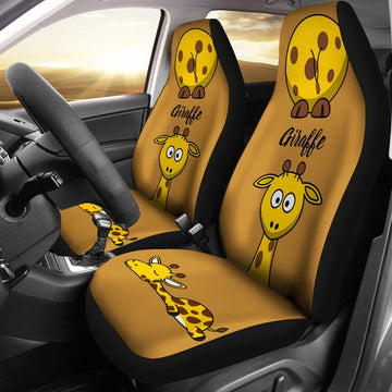 Han 10 Cute giraffe butts Car Seat Covers