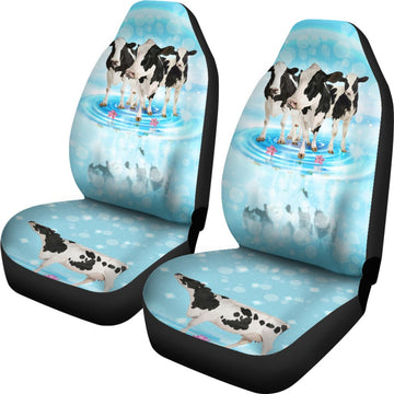 Cow Water Car Seat Covers