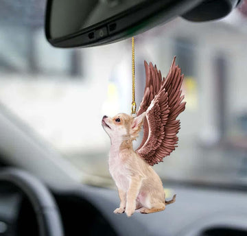 Chihuahua Angel Wings Chihuahua Lovers - Two Sided Ornament