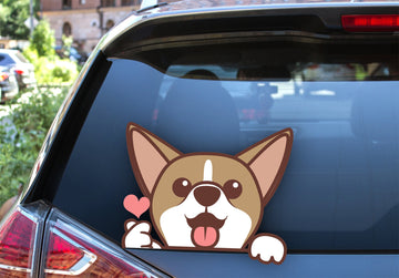 Chihuahua happy heart chihuahua lovers  decal