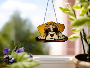 Boxer Dog Window Decor Ornament