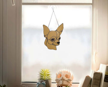 CHIHUAHUA Dog Window Decor Ornament 06