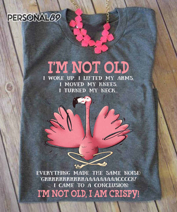 Flamingo I Am Not Old I Am Crispy