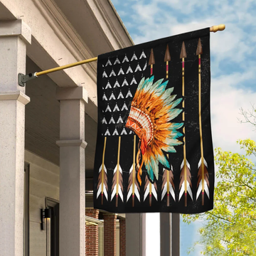 Design 6 Native American - House Flag