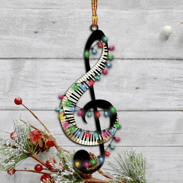 Piano Custom Shaped Ornament, Gift for Music Lovers, Piano Lovers, hallmark christmas ornaments