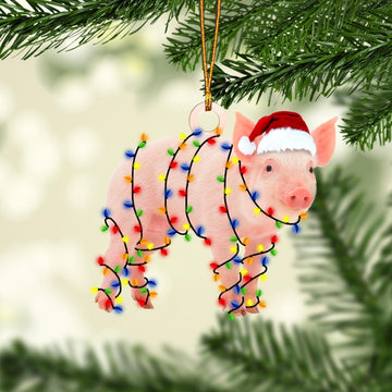 Pig Custom Shaped Ornament, hallmark christmas ornaments