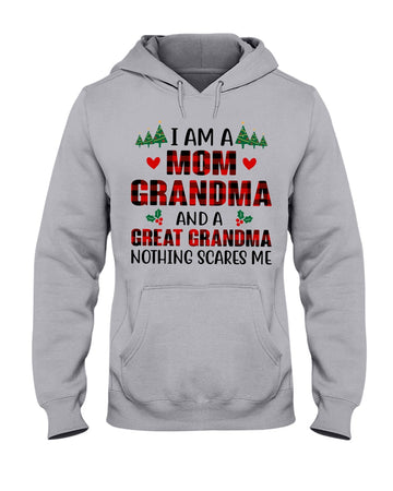I am a mom grandma and a great grandma Christmas Standard Hoodie