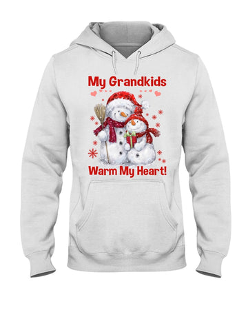 My Grandkids warm my heart Christmas Standard Hoodie
