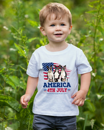 Boston Terrier Independence Day Youth T-Shirt