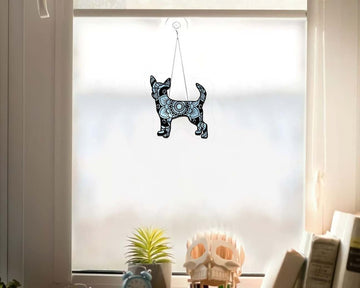 CHIHUAHUA Dog Window Decor Ornament 03