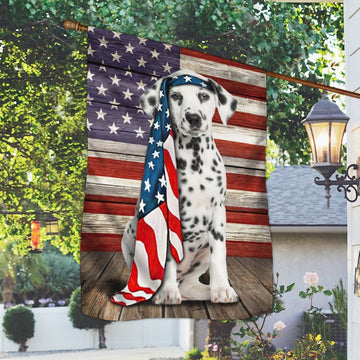 Dalmatian Flag Independence Day American Flag - House Flag