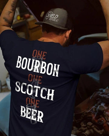 One Bourbon One Scotch One Beer - Standard T-shirt